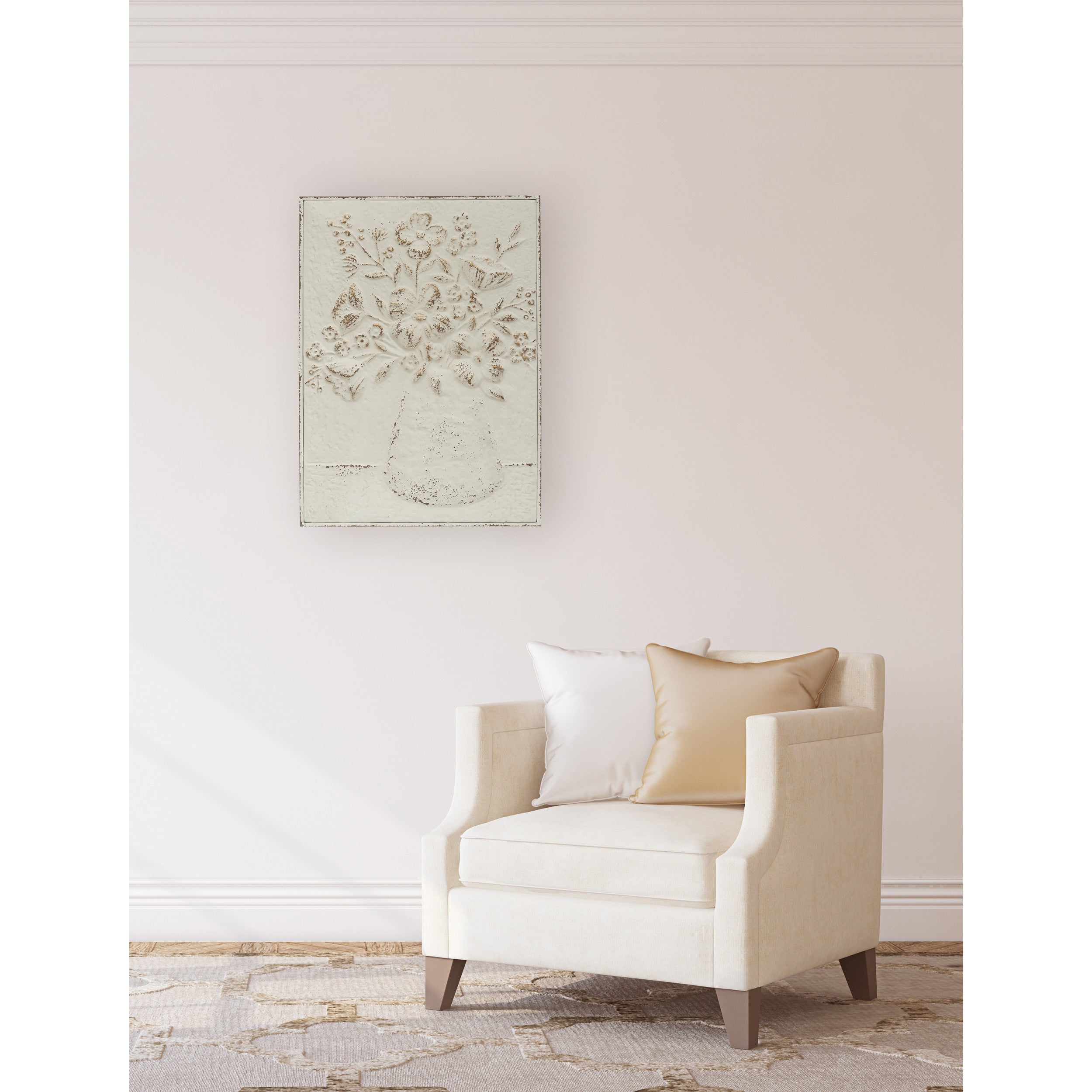 Embossed Bouquet - Wall Art