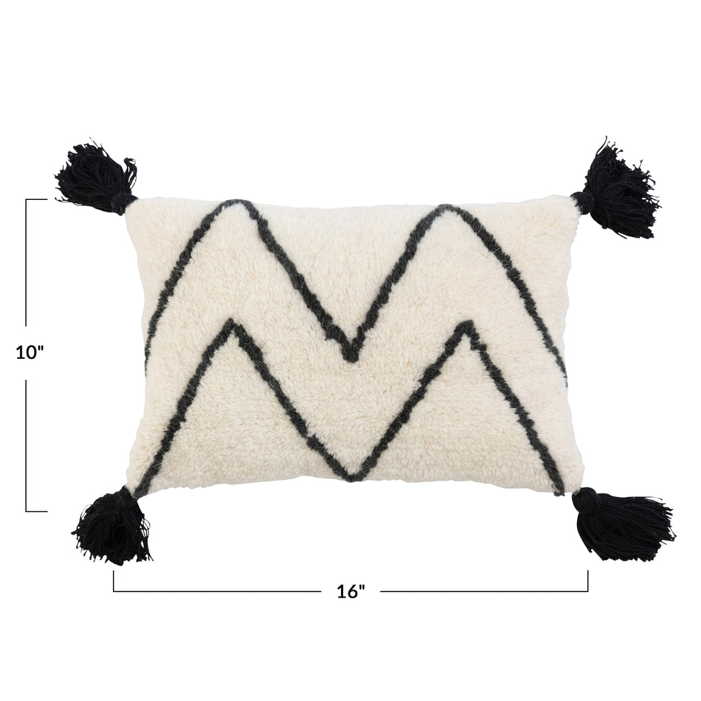 Chic Chevron Lumbar Pillow