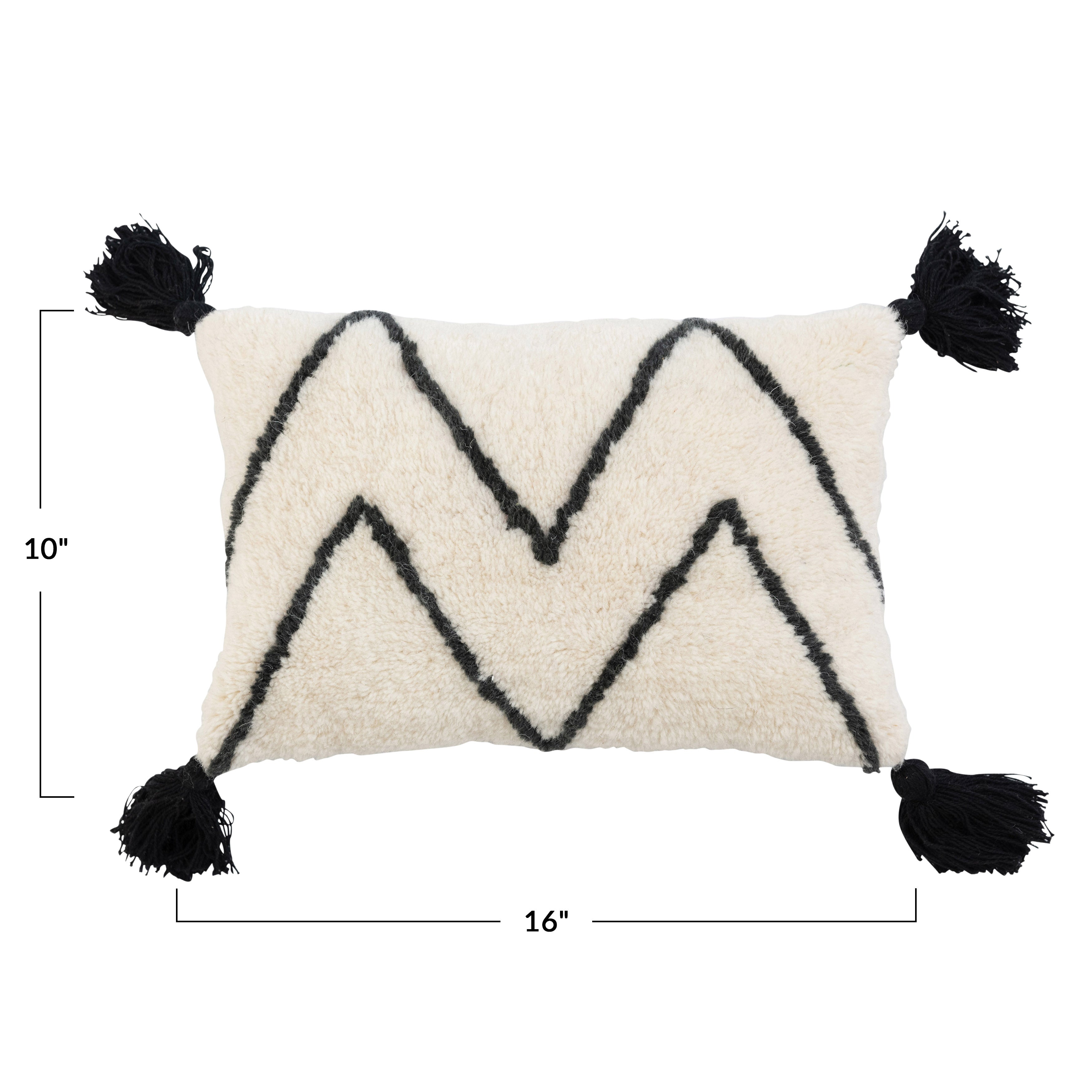 Chic Chevron Lumbar Pillow