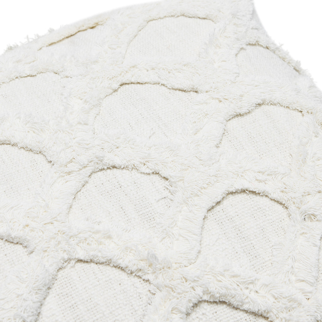 Chenille Scalloped Pillow