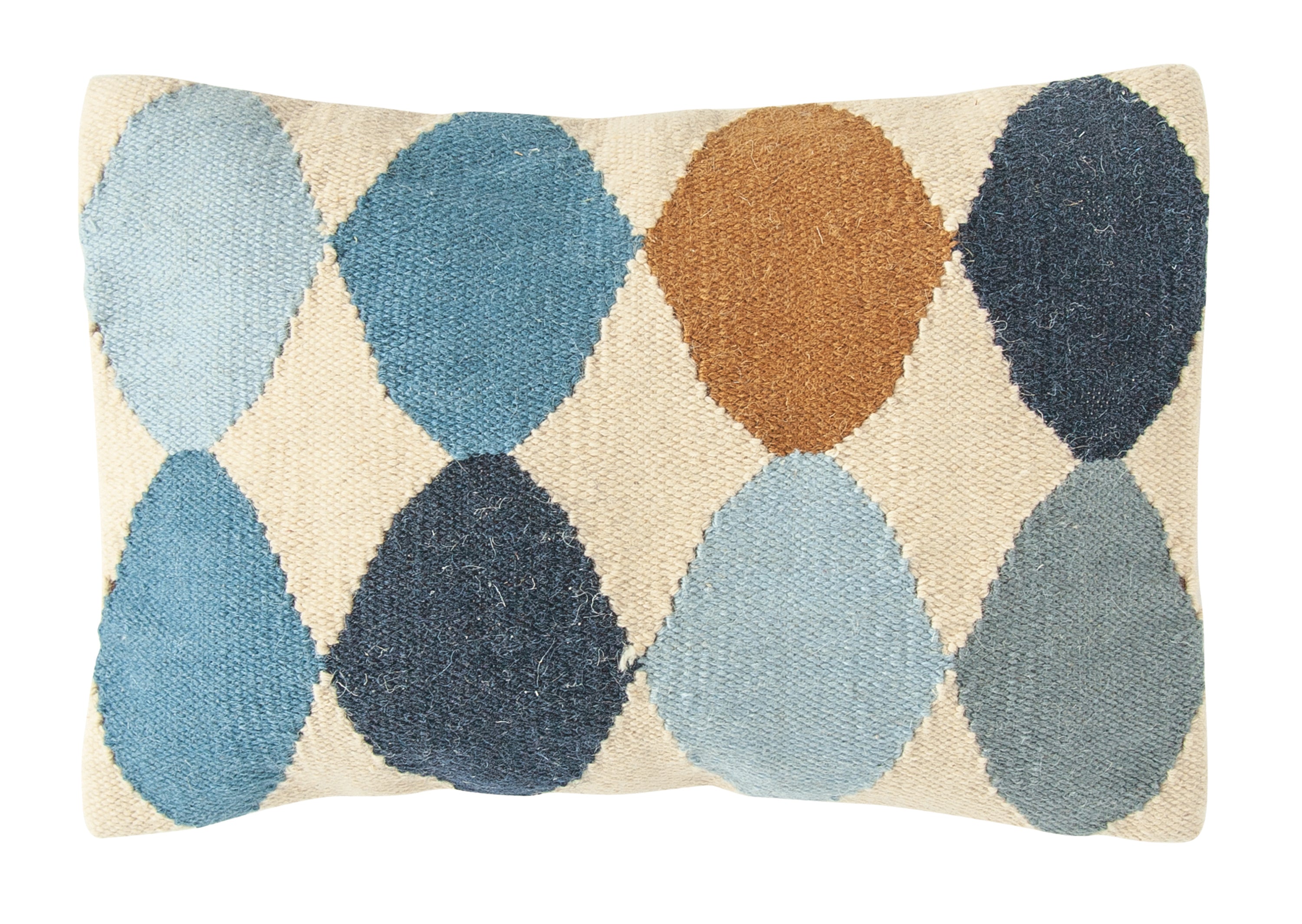 Seeing Blue - Wool Throw Pillow