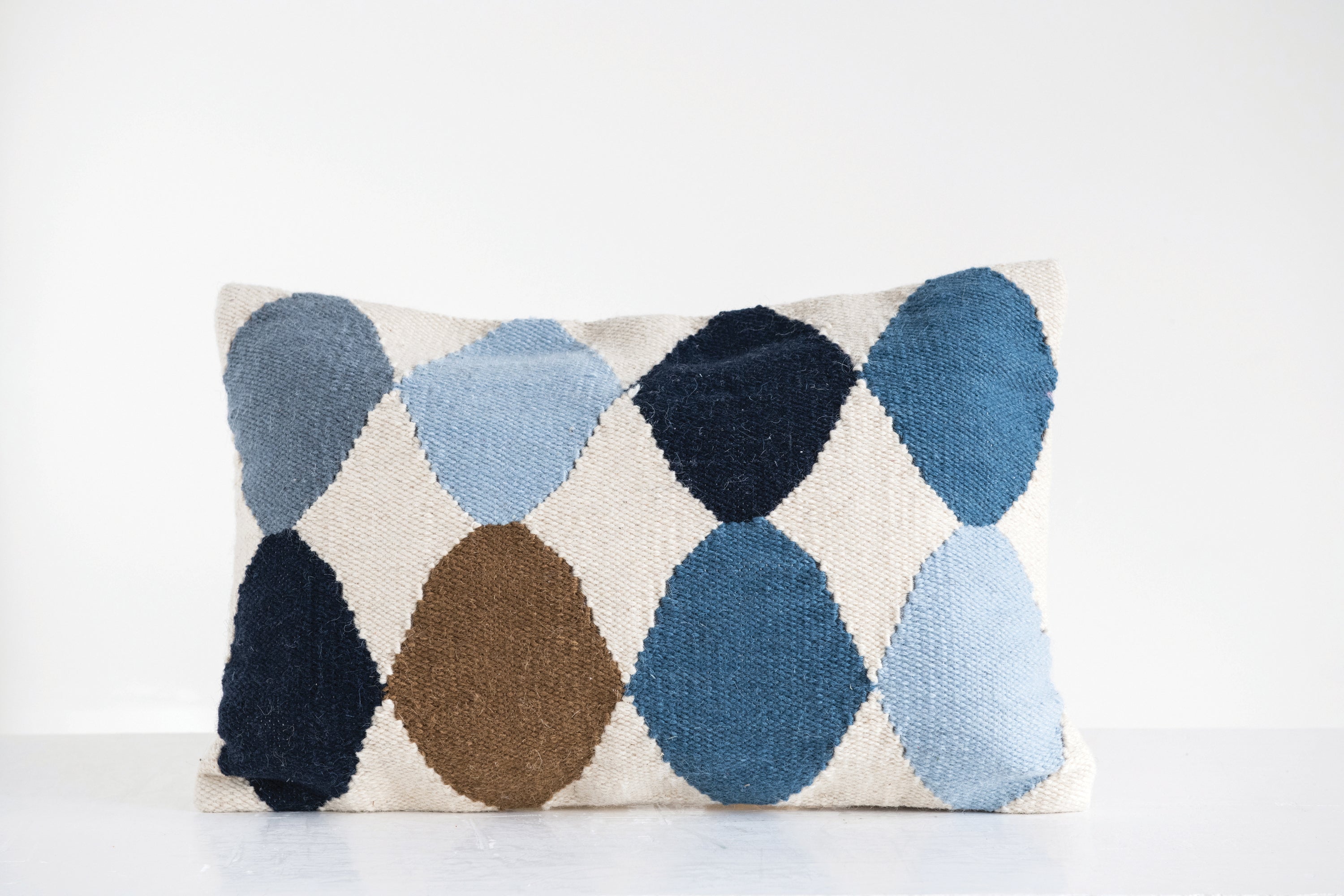 Seeing Blue - Wool Throw Pillow
