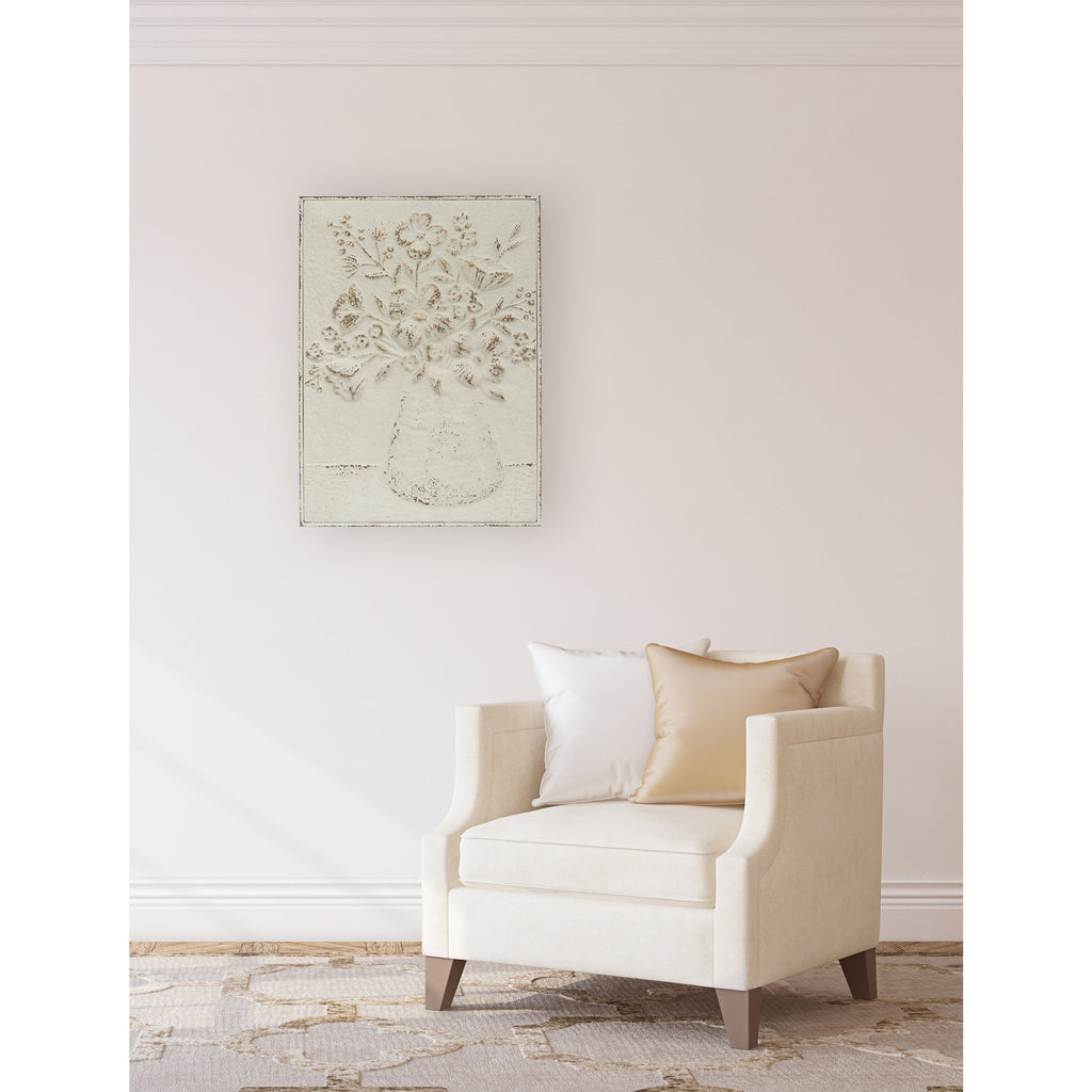 Embossed Bouquet - Wall Art