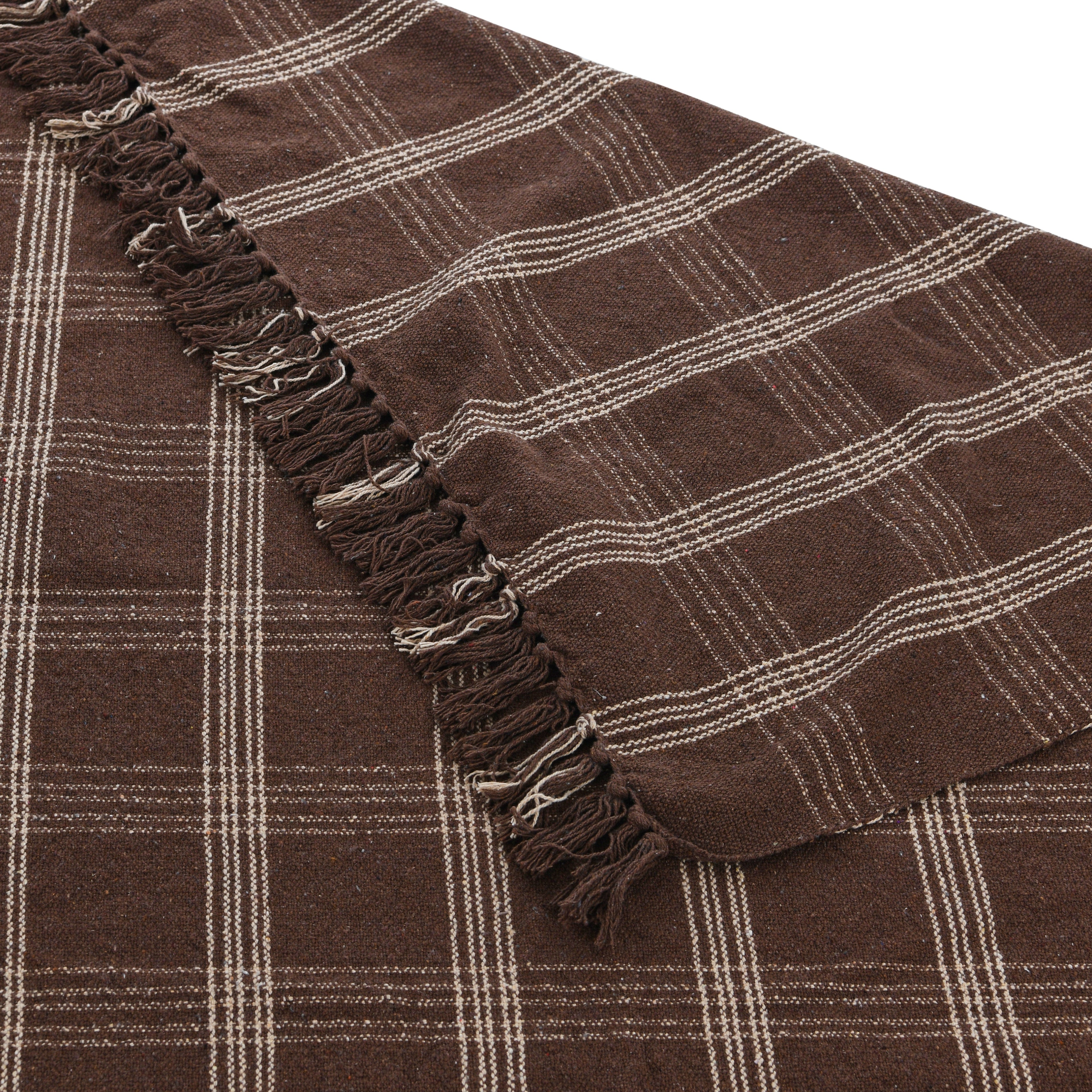 Cozy Up Blue Plaid Throw Blanket