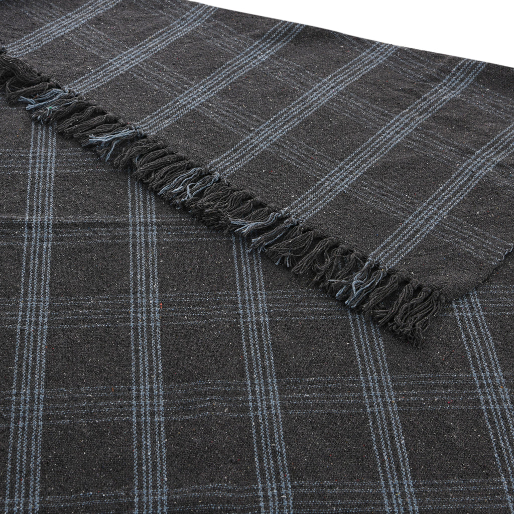 Cozy Up Blue Plaid Throw Blanket