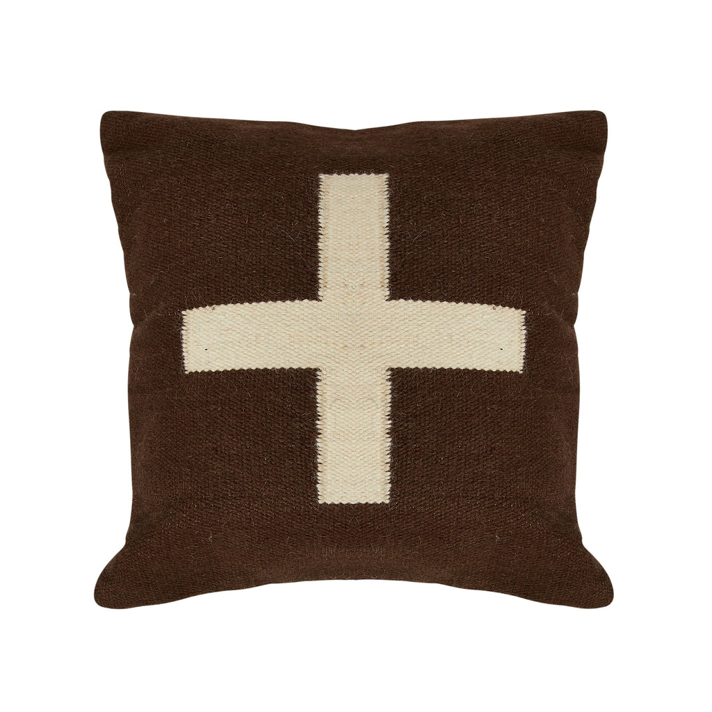 Swiss Cross Wool Pillow