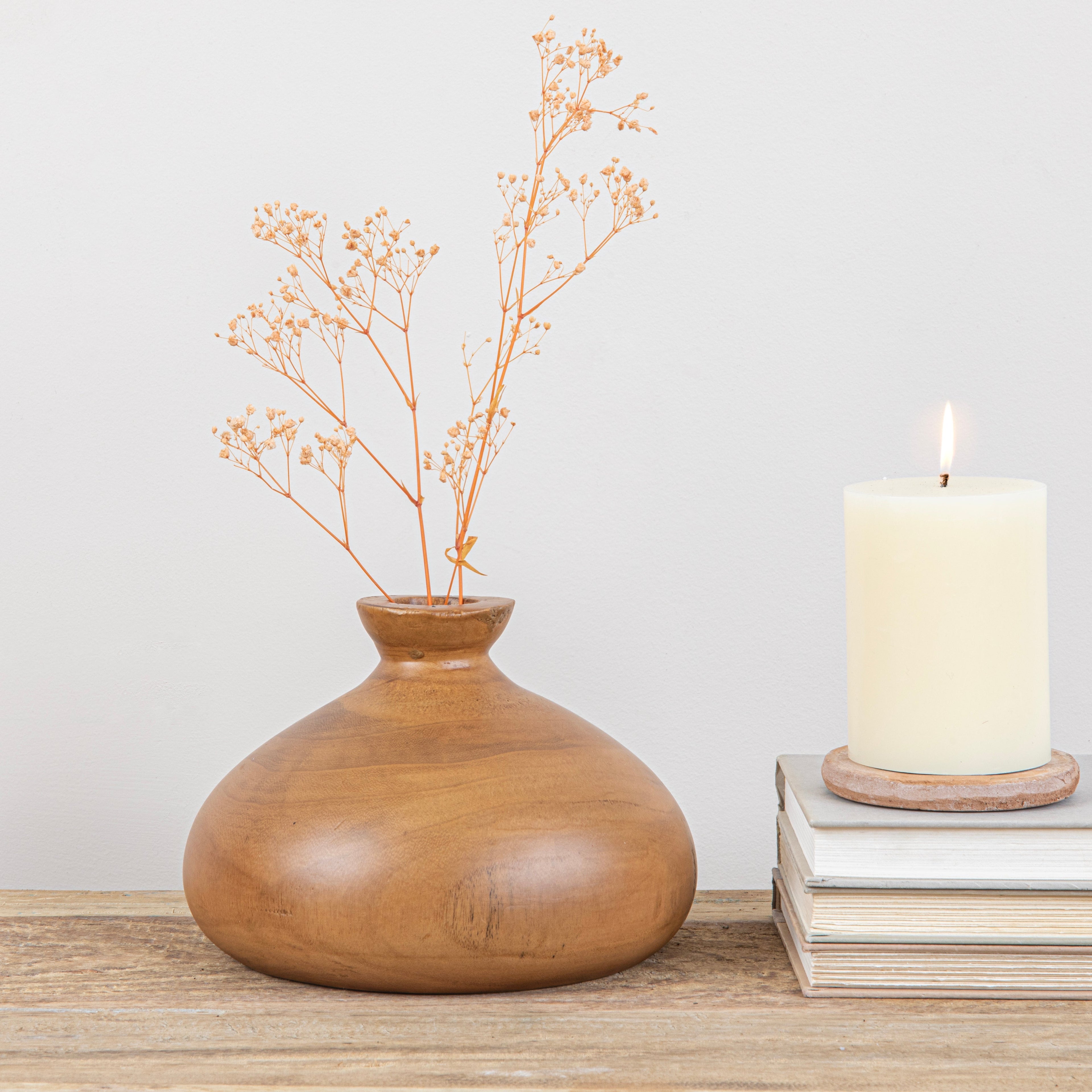 Organic Modern Wooden Vase