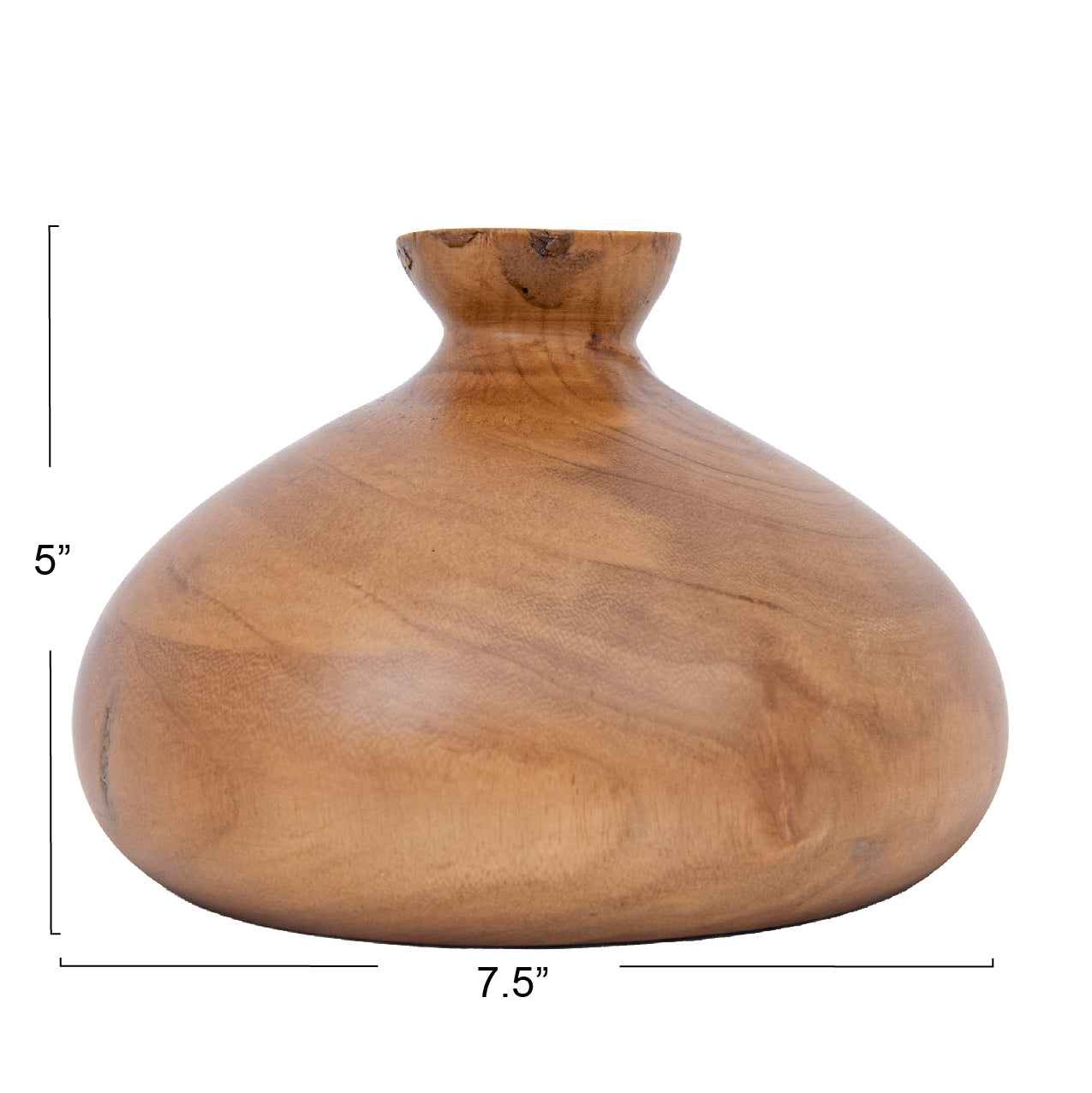 Organic Modern Wooden Vase