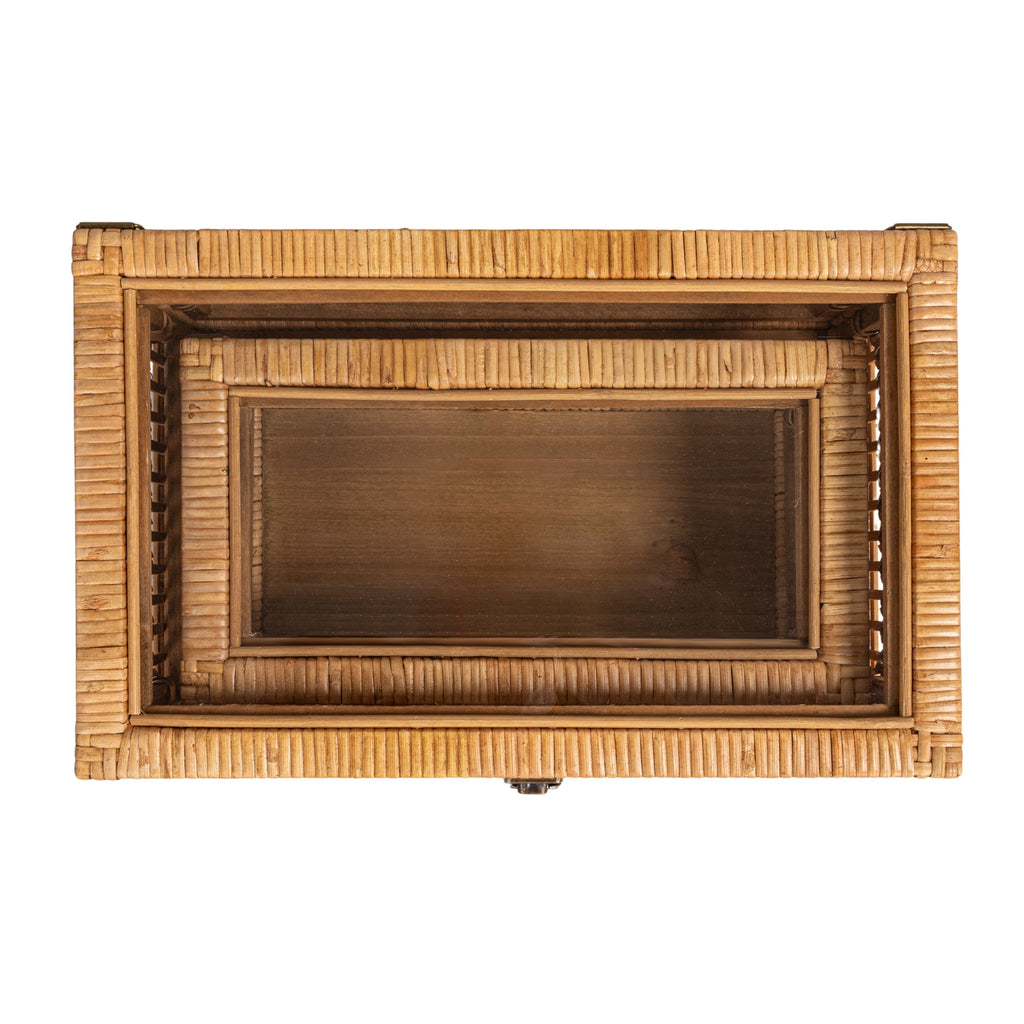 Rattan Nestable Storage Boxes