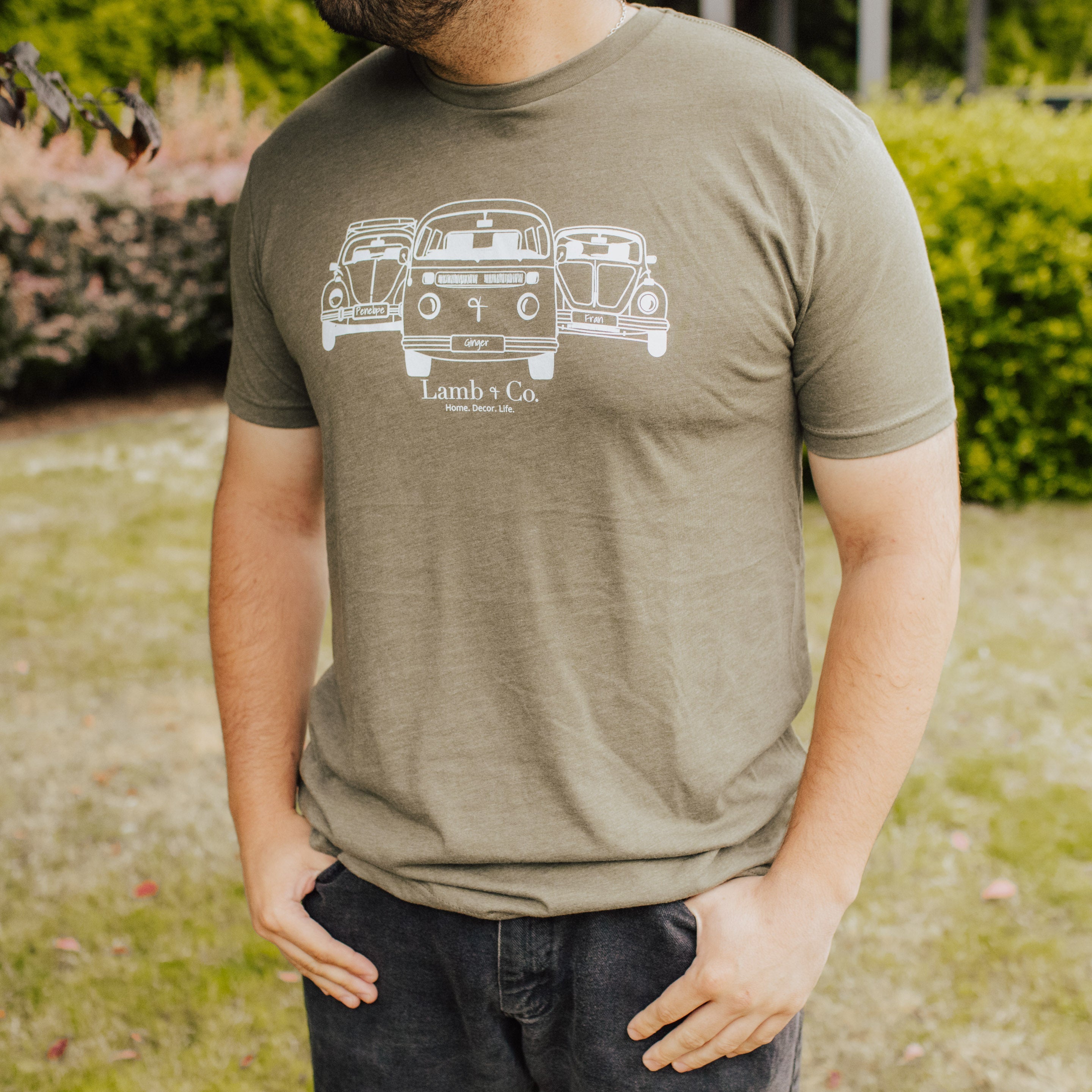 Bus & Bugs T-Shirt (Green)