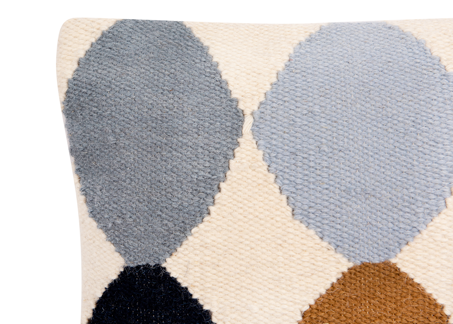 Seeing Blue - Wool Throw Pillow