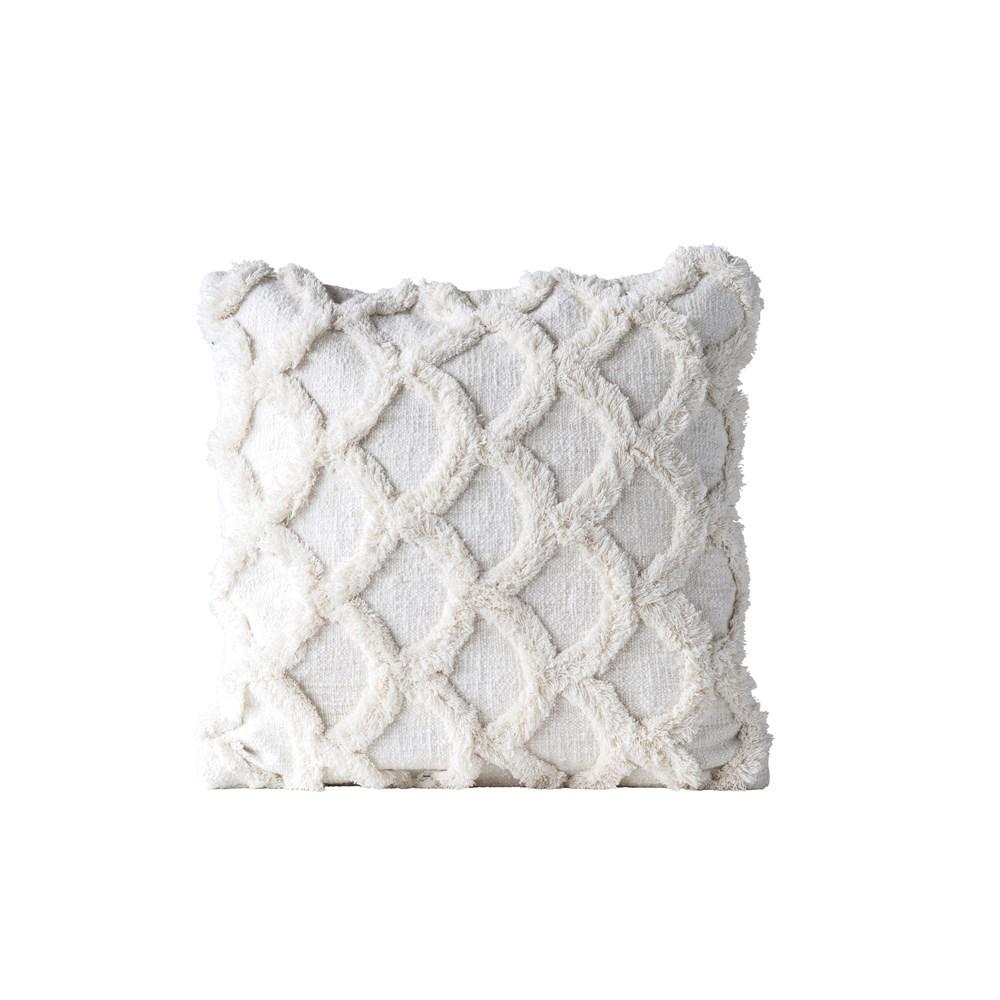 Chenille Scalloped Pillow
